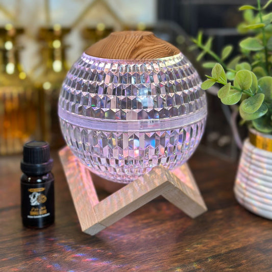 LED Crystal Ball Lamp Humidifier(1 Free Fragnance)